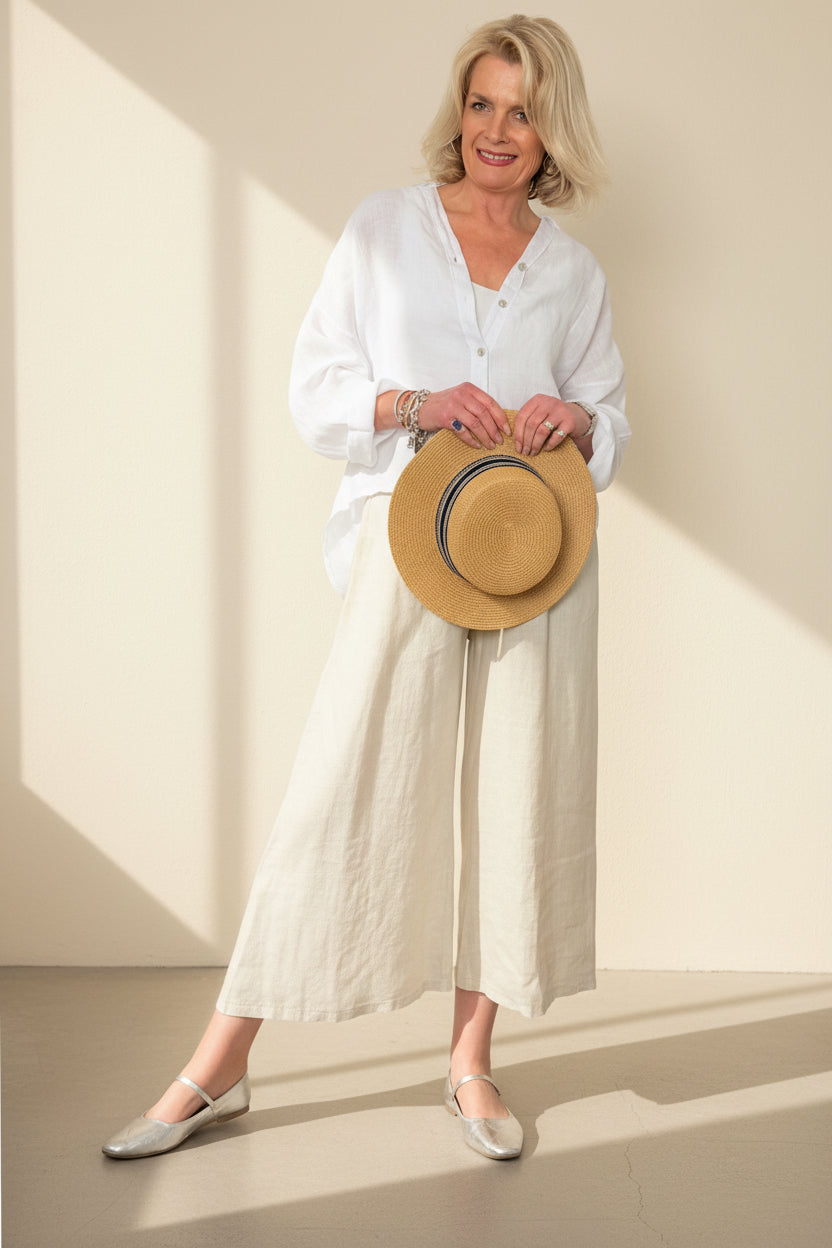Relaxed Fit Linen Shirt