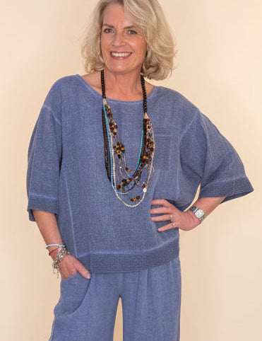 Sorrento Collection - Waffle Pocket Top