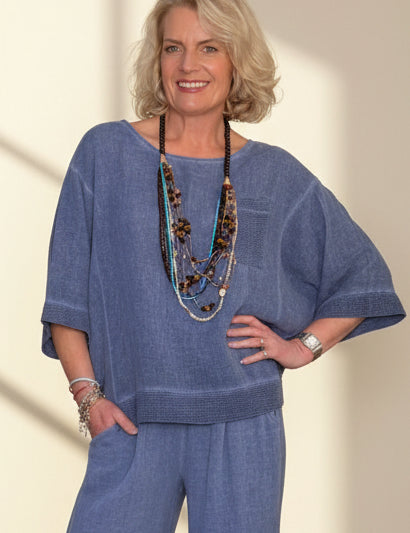 Sorrento Collection - Waffle Pocket Top