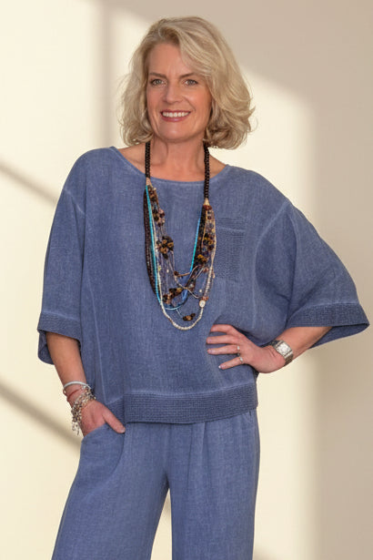 Sorrento Collection - Waffle Pocket Top