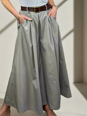 Poplin -  Super Wide Leg Culottes