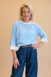 Cotton Contrast Knit