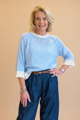 Cotton Contrast Knit