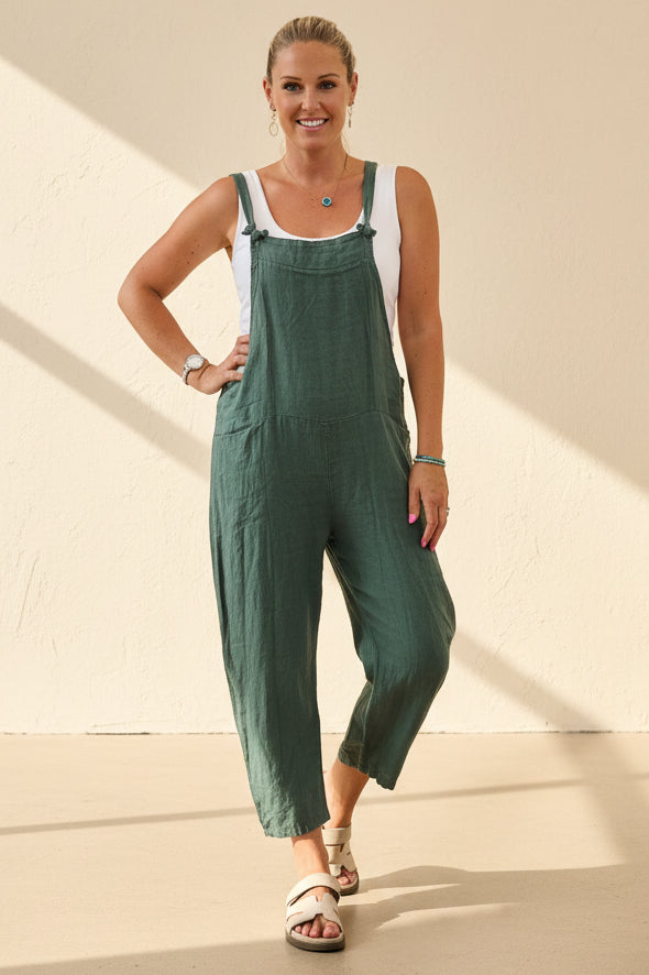 Linen Dungarees