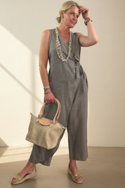 Silvana Faux Wrap Jumpsuit