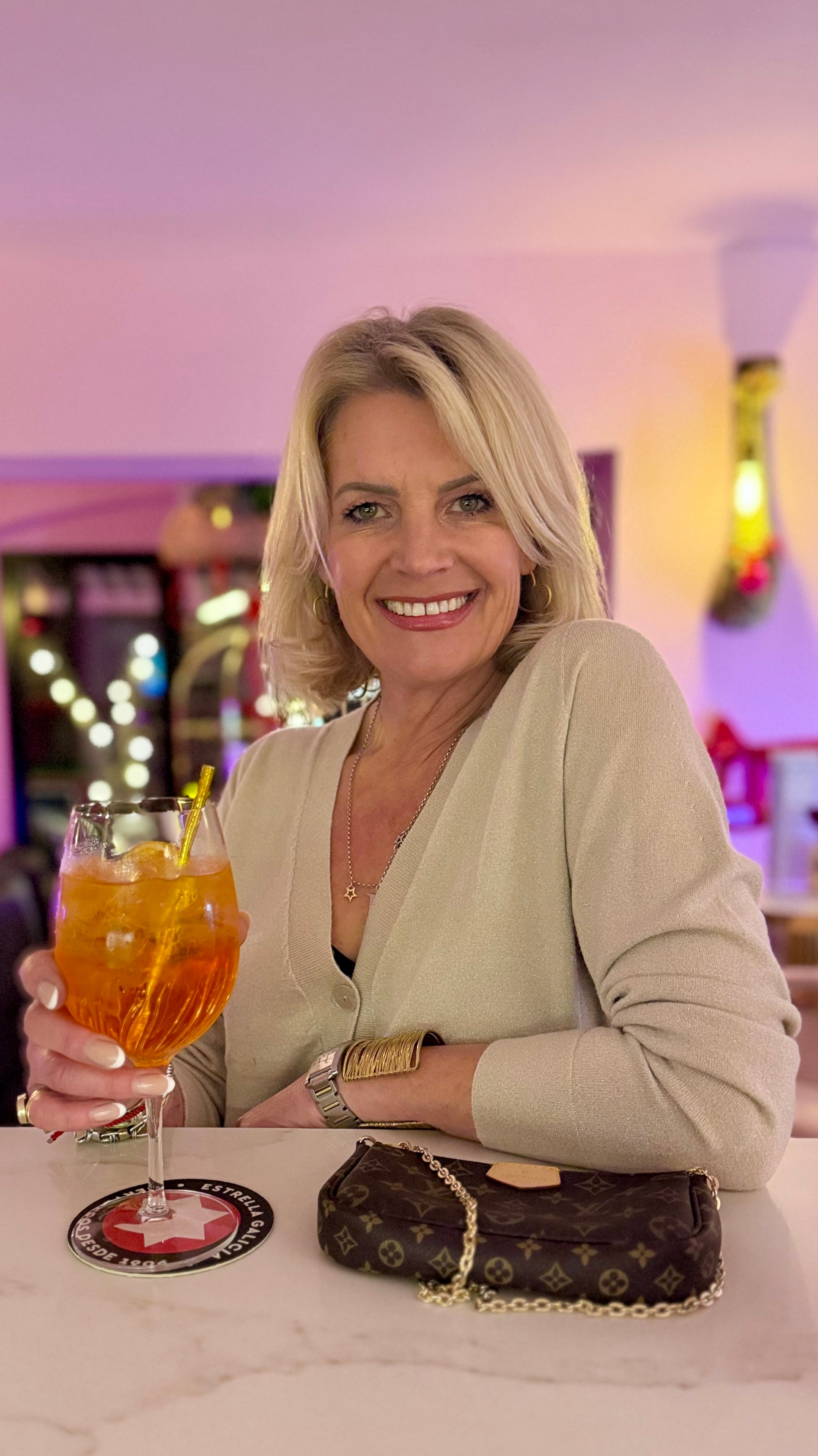 Stella Sparkle Boyfriend Cardigan