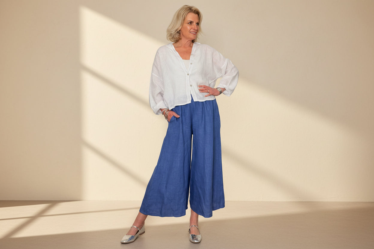 Relaxed Fit Linen Shirt