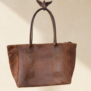 Italian Leather Shopper