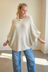 Oversized Bubble Sleeve Knit