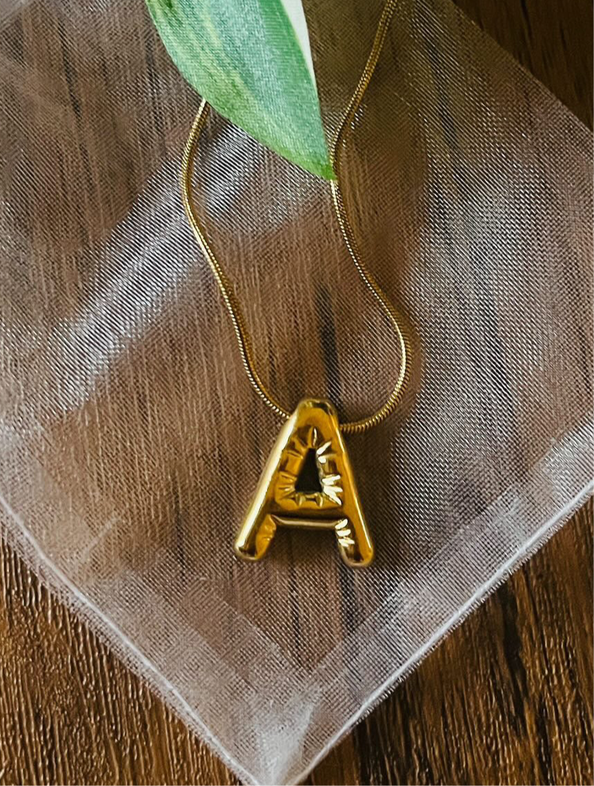 Initial Charm Necklace