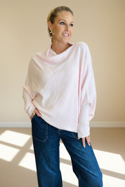 Asymmetric Slouch Italian Soft Knit