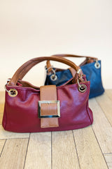 Square Buckle Shoulder Bag