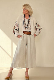 Granny Square Sleeve Cardi