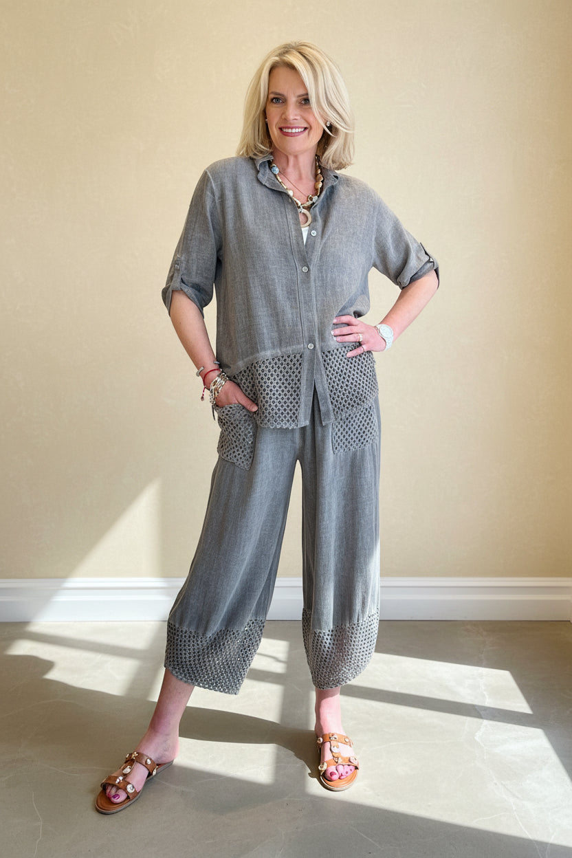 Sorrento - Crochet Cocoon Pants