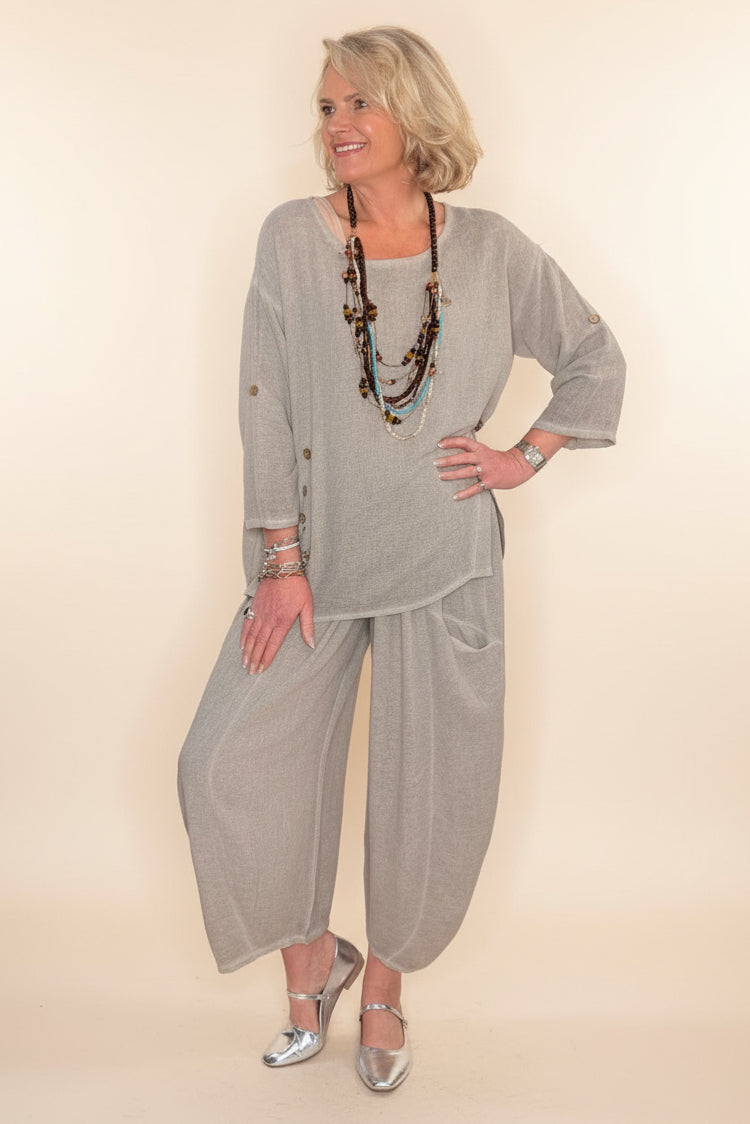 Sorrento Collection - Button Tunic