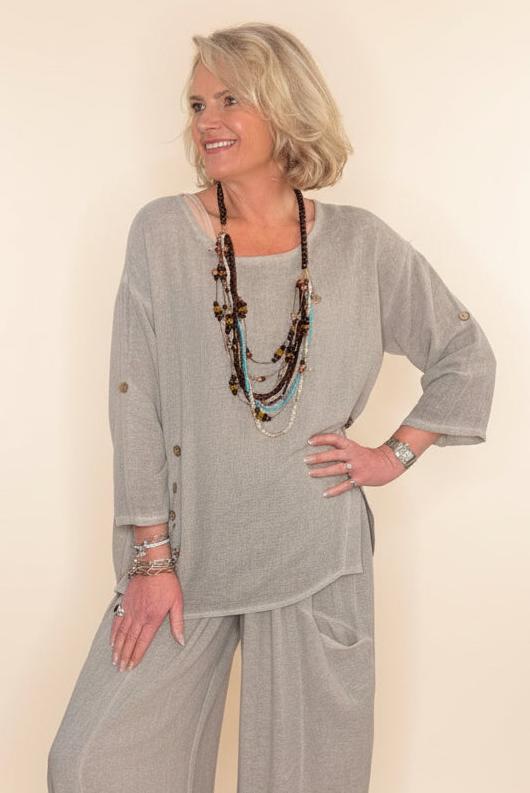 Sorrento Collection - Button Tunic
