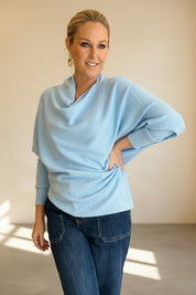 Asymmetric Slouch Italian Soft Knit