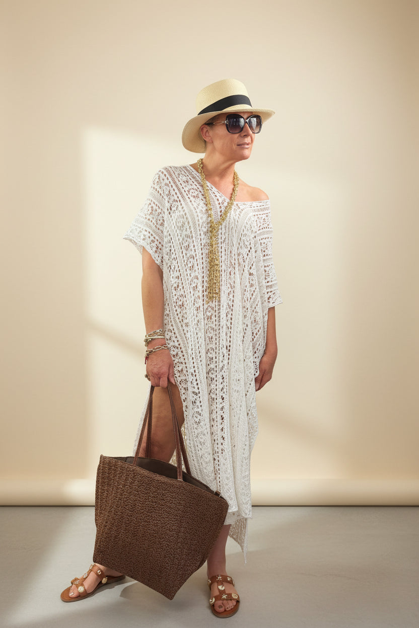 Raffia Woven Shopper