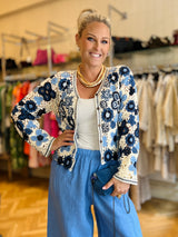 Wild Flower Crochet and Pearls Jacket