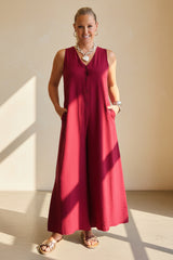 Sleevless Palazzo Jumpsuit