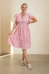 Floral Ditsy Midi Dress