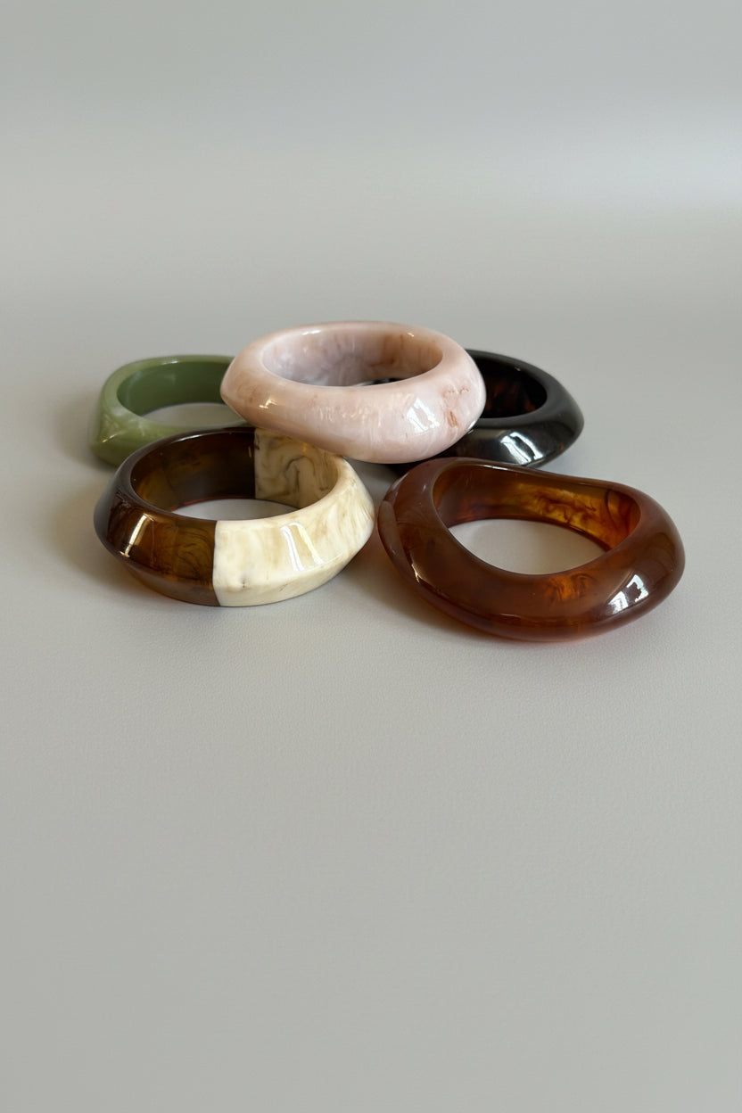 Resin Chunky Bangles