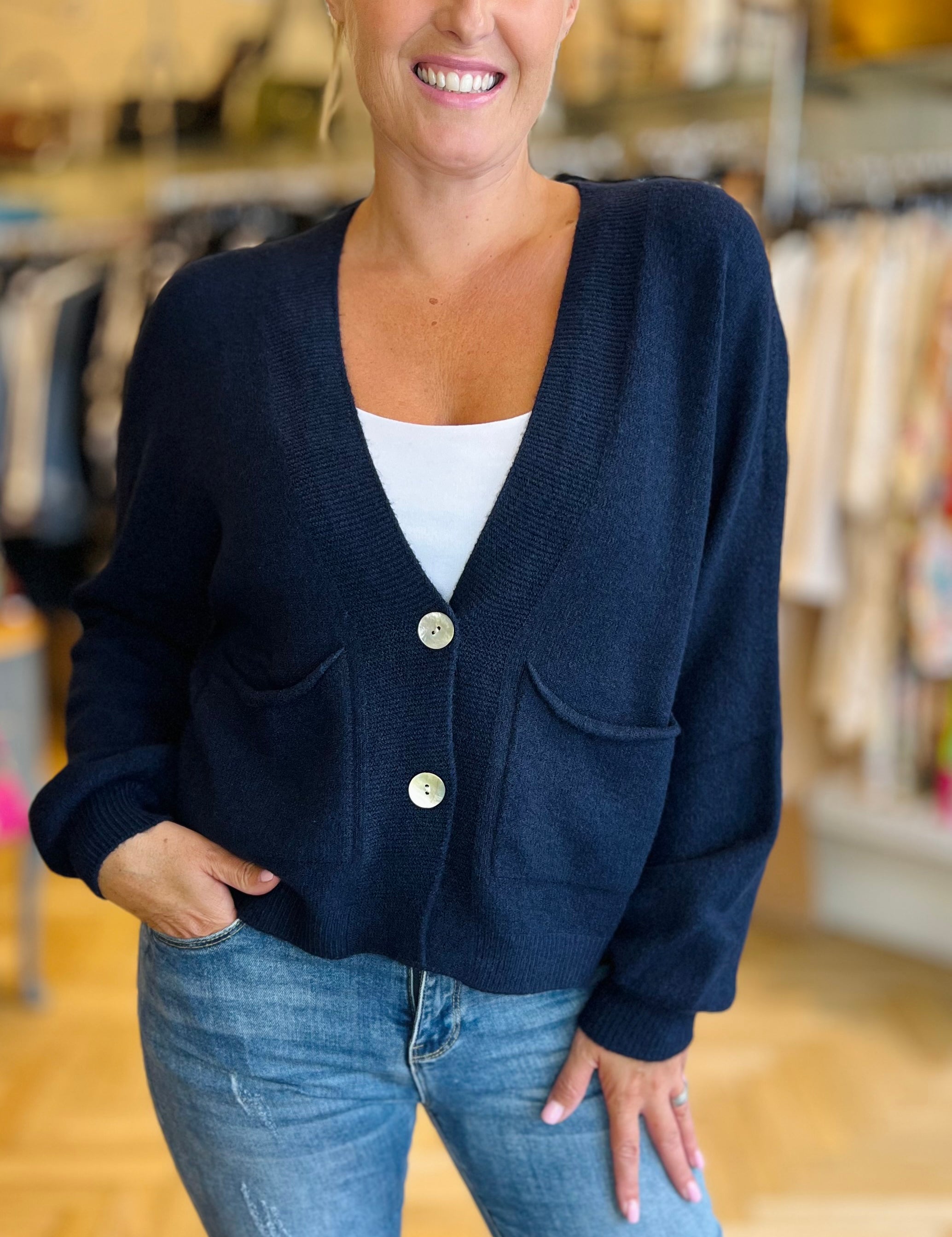 Bobbi Pocket Cardigan