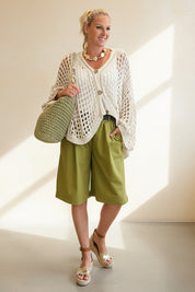 Poplin Bermuda Shorts