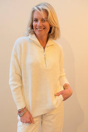 1/4 Zip Soft Knits - Plain