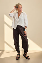 Barrel Leg Sweat-Pants