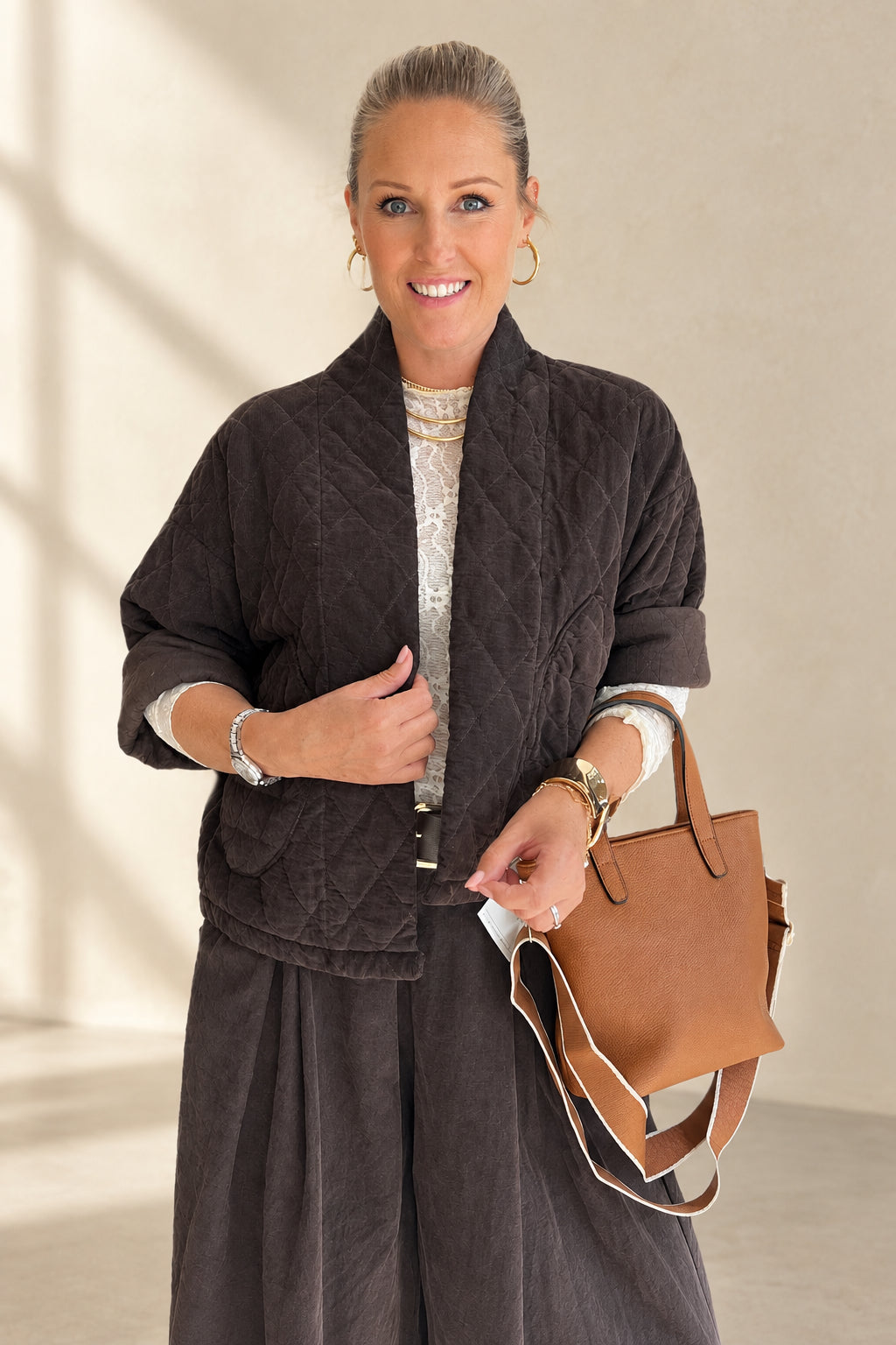 Quilted Corduroy Jacket