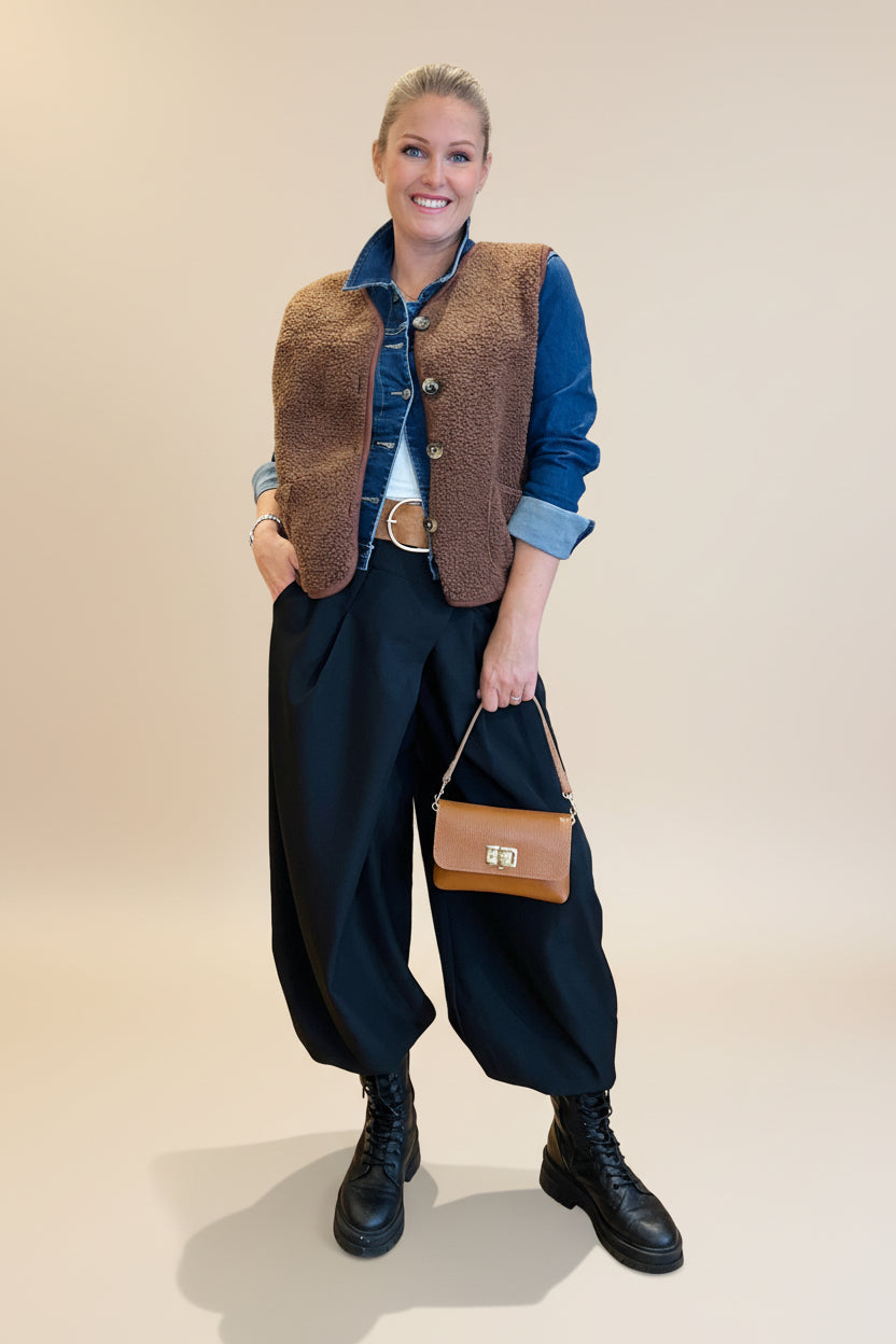 Angela drape front Trousers