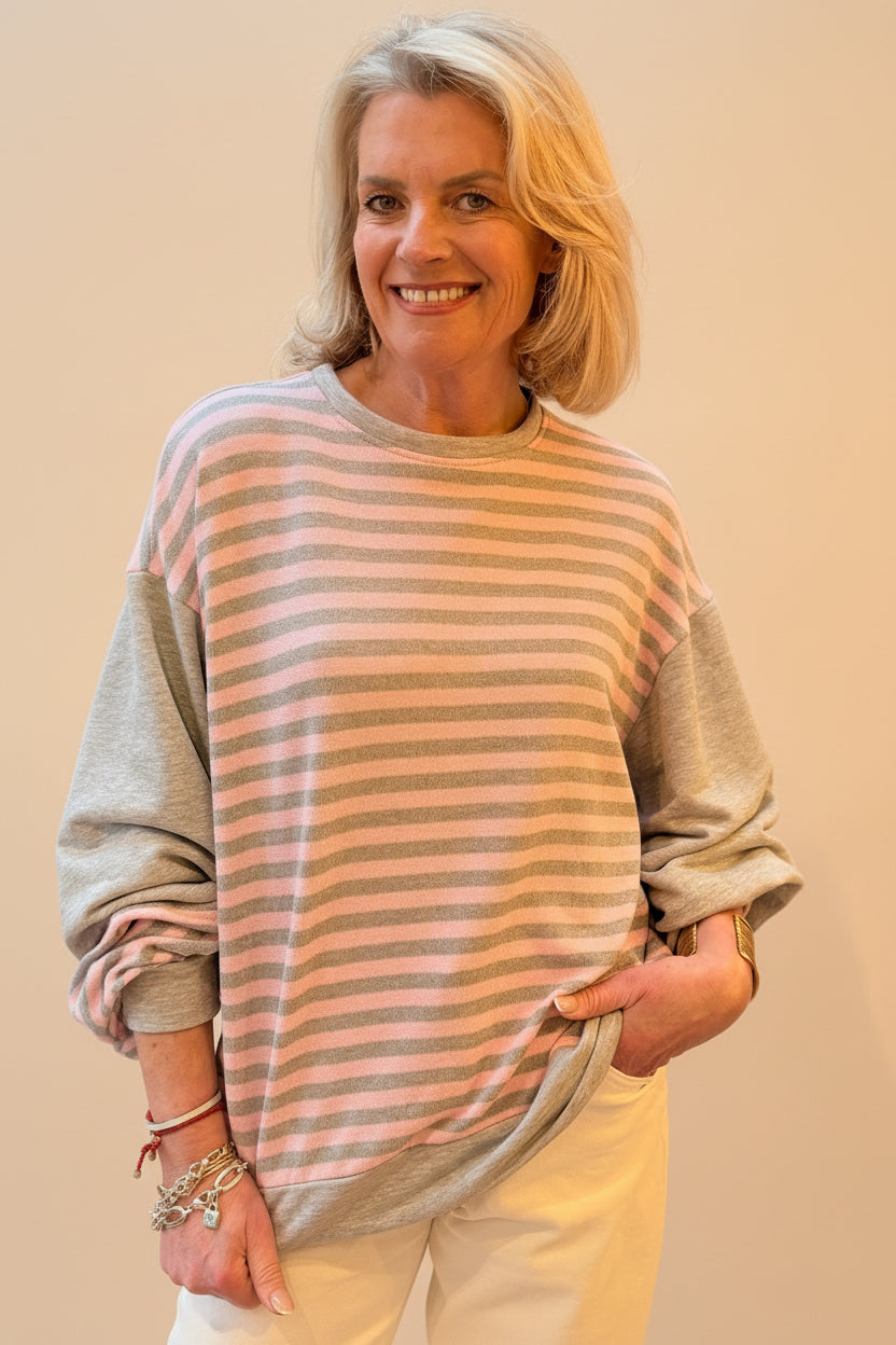 Coast Line - Balloon Sleeve Sweat Shirt