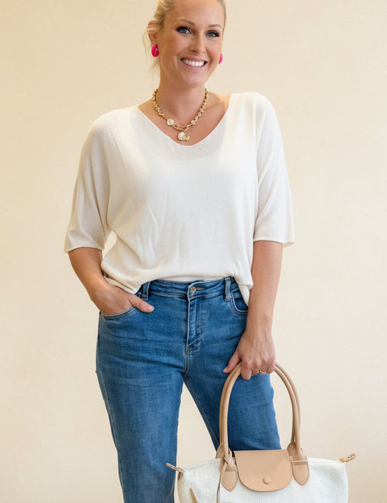 Soft V-Neck Layering Top