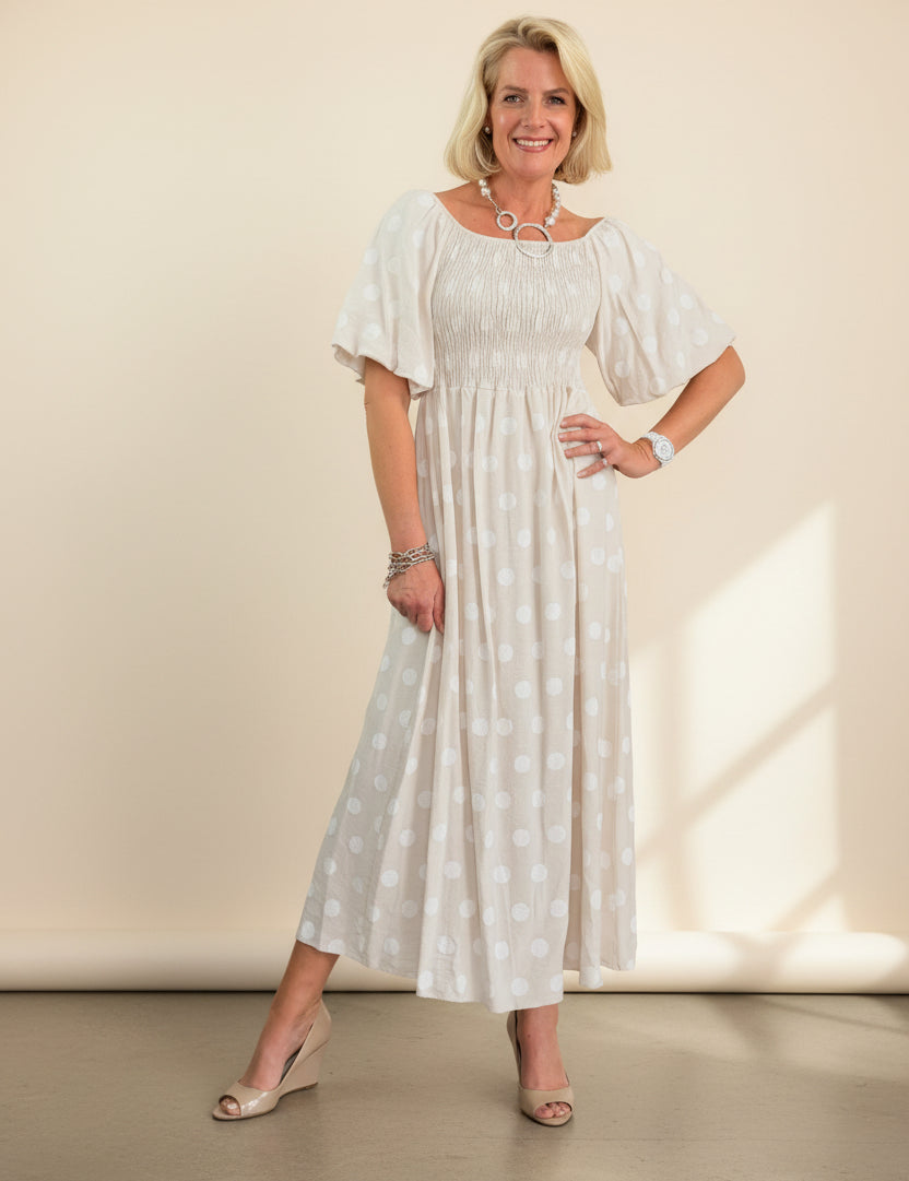 Dotty Maxi Dress