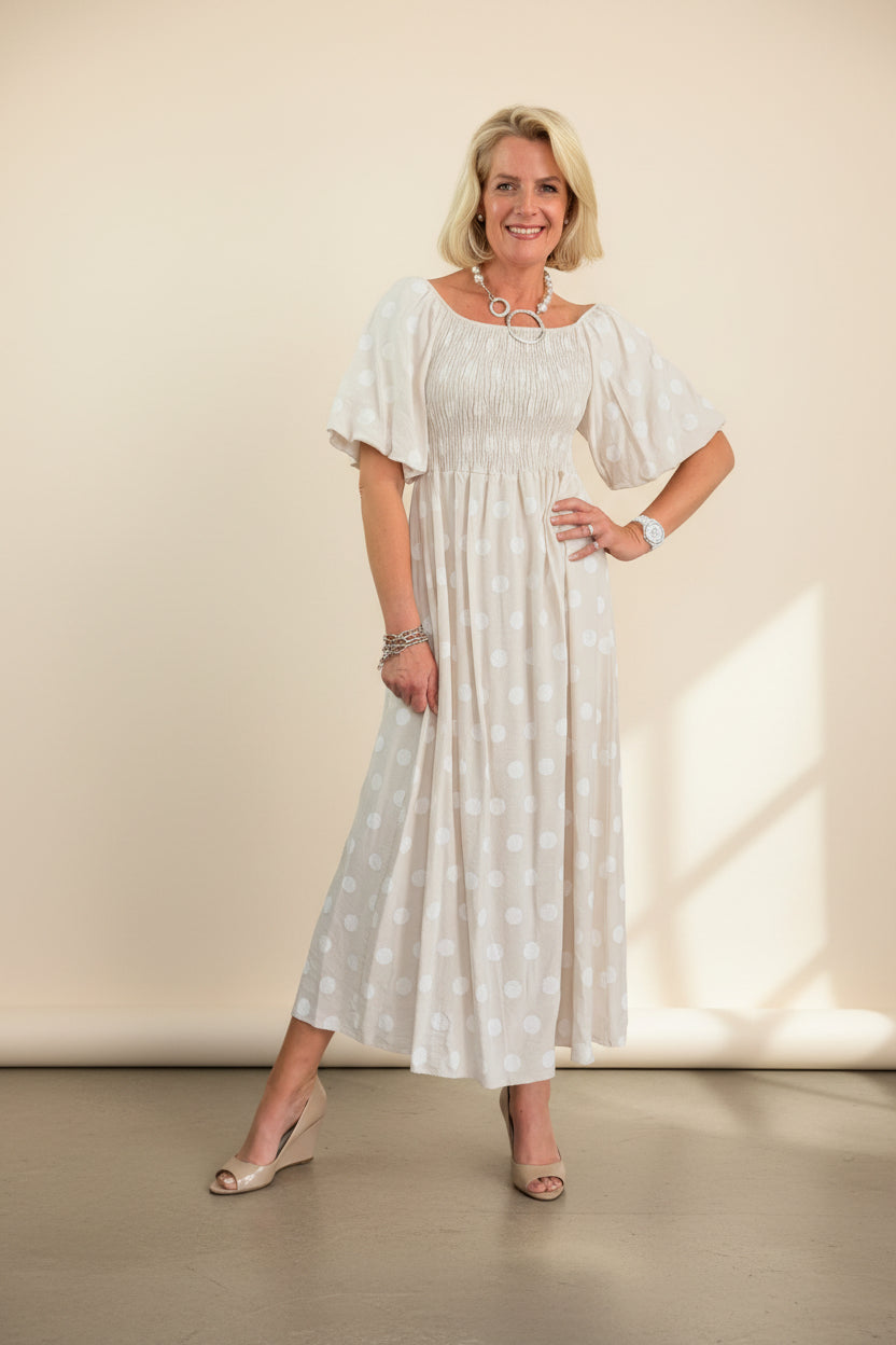 Dotty Maxi Dress
