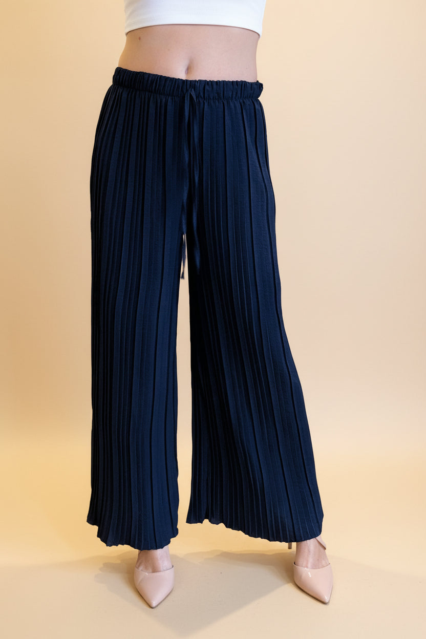 Pleated Palazzo Trousers