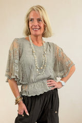 Butterfly Lace Blouse
