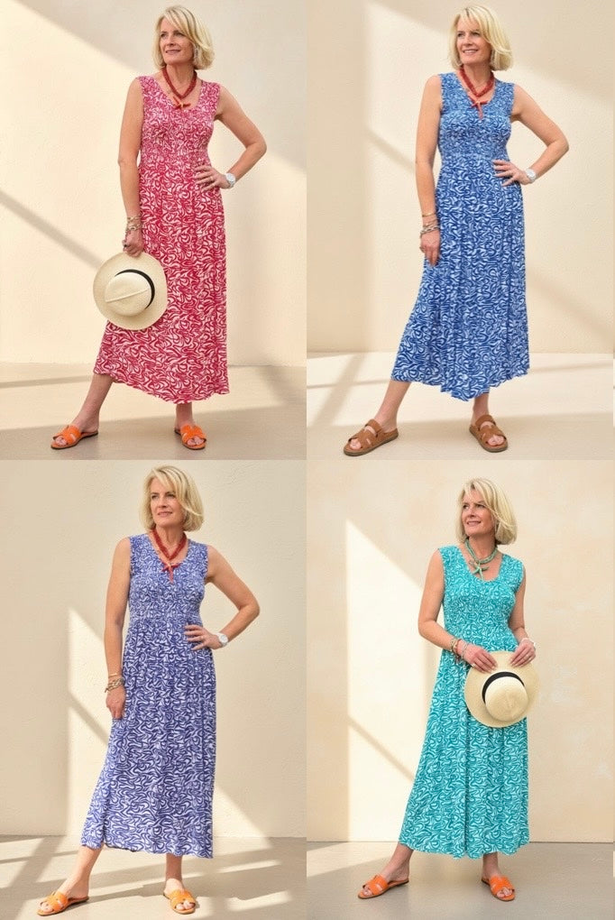 Wave Midi Sundress
