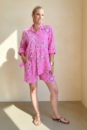 Bandana Print Co Ord Shorts