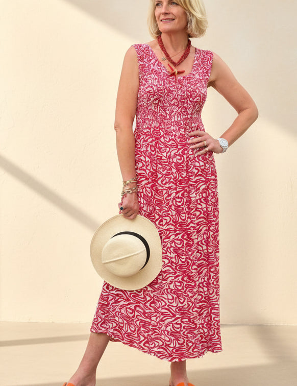 Wave Midi Sundress