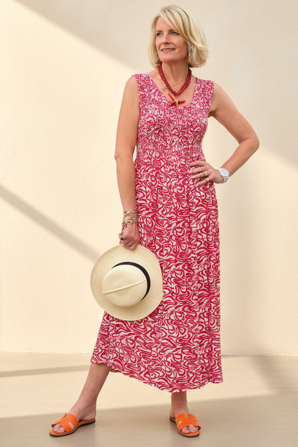 Wave Midi Sundress