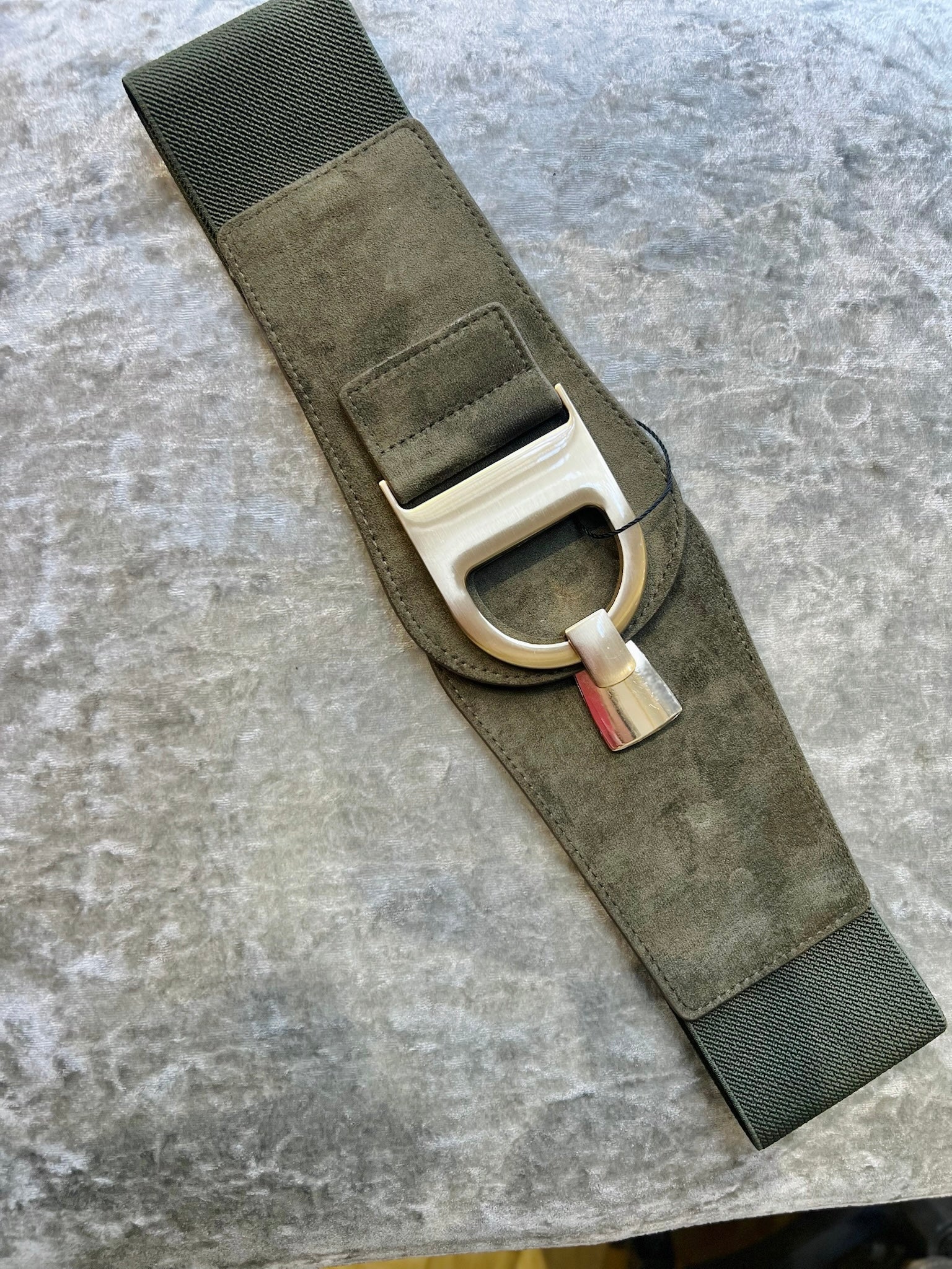 D Buckle Waist Cincher Belt