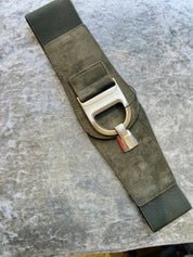 D Buckle Waist Cincher Belt