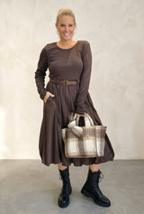 Puff- Ball Cotton Dress
