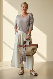 Linen Blend Layering Top
