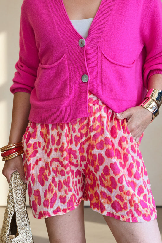 Animal Print Shorts