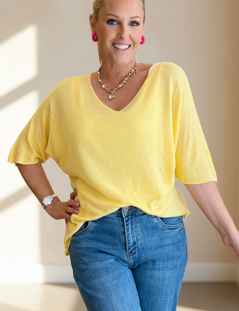 Soft V-Neck Layering Top