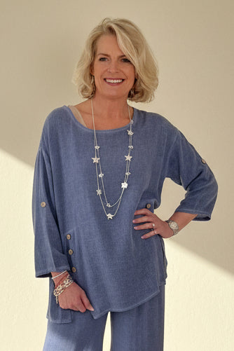 Sorrento Collection - Button Tunic