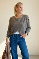 Masie Cross Over Chunky Knit